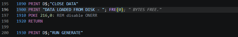 Visual Studio Code prediciting the end of a line of code